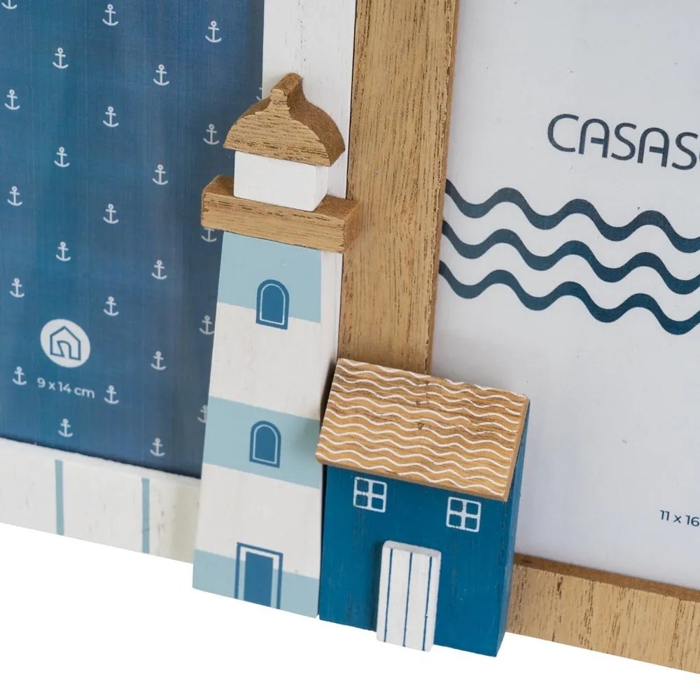 Ramă foto de suspendat din sticlă 43x27 cm Houses – Casa Selección