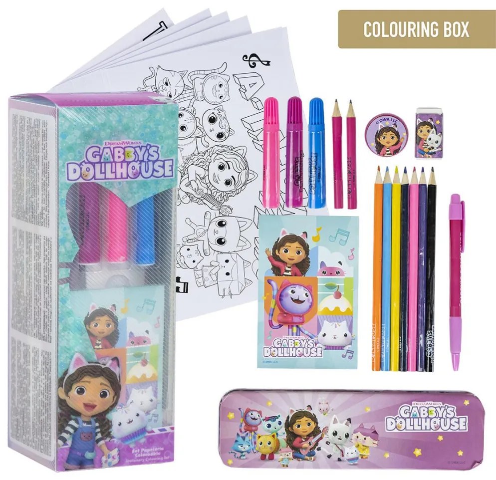 Gabby&#039;s Dollhouse set de papetărie