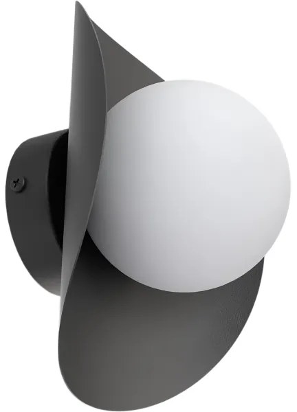 Aplica de perete FIERO 1xG9/8W/230V neagră