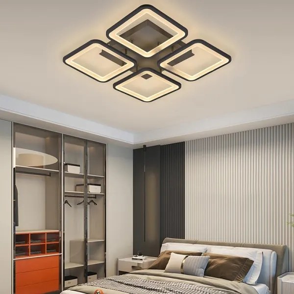 Lustră LED dimabilă aplicată Brilagi SQUARED LED/85W/230V 3000-6500K + telecomandă
