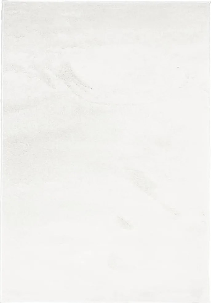 vidaXL Covor „OVIEDO”, fire scurte, crem, 160x230 cm