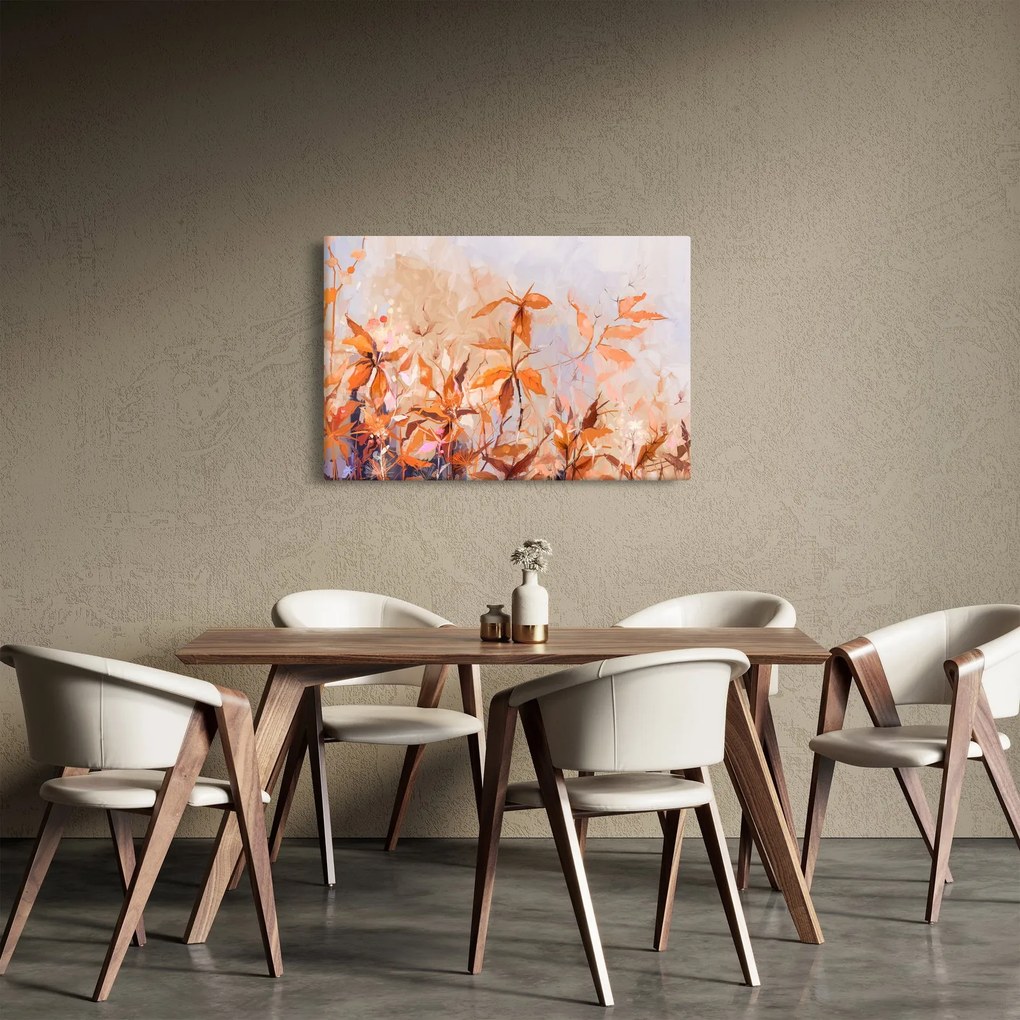 Tablou - Flori pictate (90x60 cm)