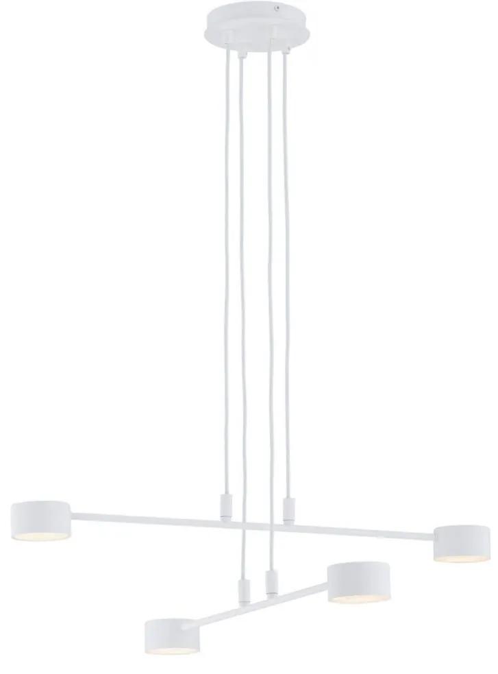 Lustra suspendata design modern minimalist Modus 4L alba