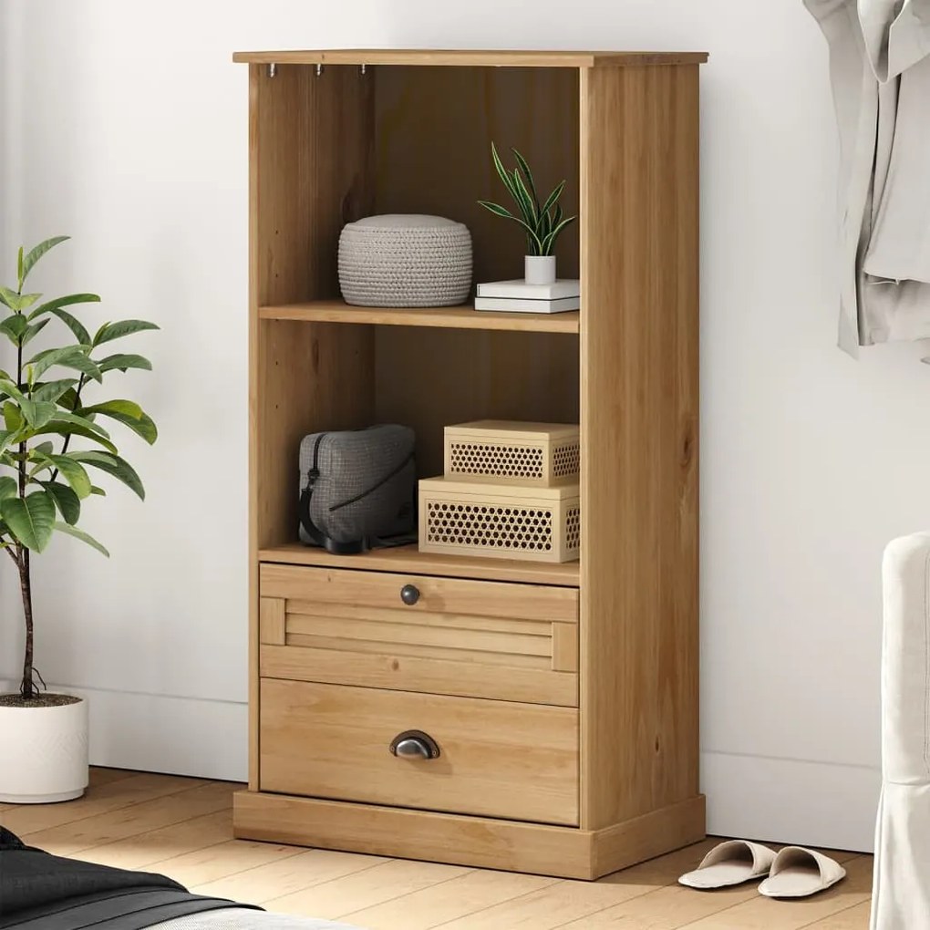 vidaXL Bibliotecă VIGO, 60x35x114,5 cm, lemn masiv de pin