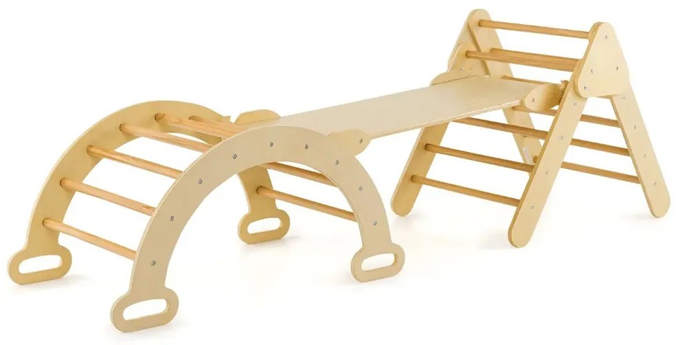 Set de 3 piese pentru cățărare din lemn