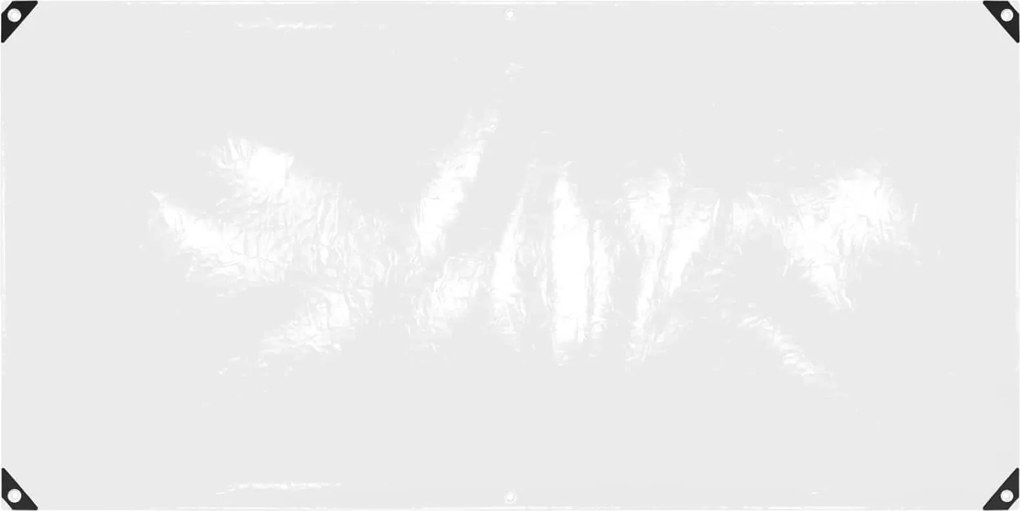 vidaXL Împătură cu ochiuri Transparent 1 x 2 m Polietilenă