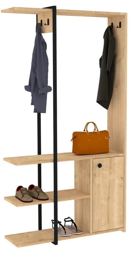 Mobilier Hol Dakodu (stejar zafir + negru) . 1093885