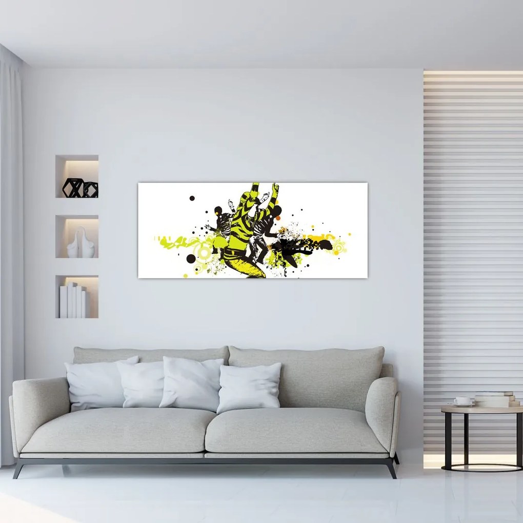 Tablou - Street dance (120x50 cm)
