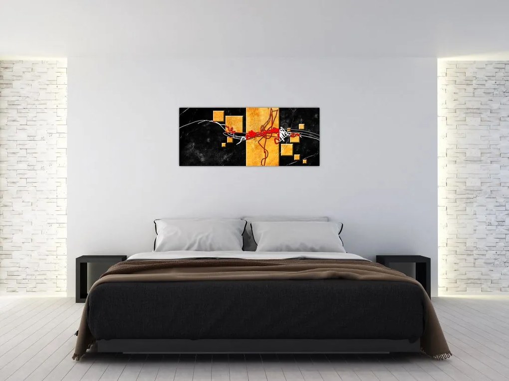 Tablou abstract - Dansatoare (120x50 cm)