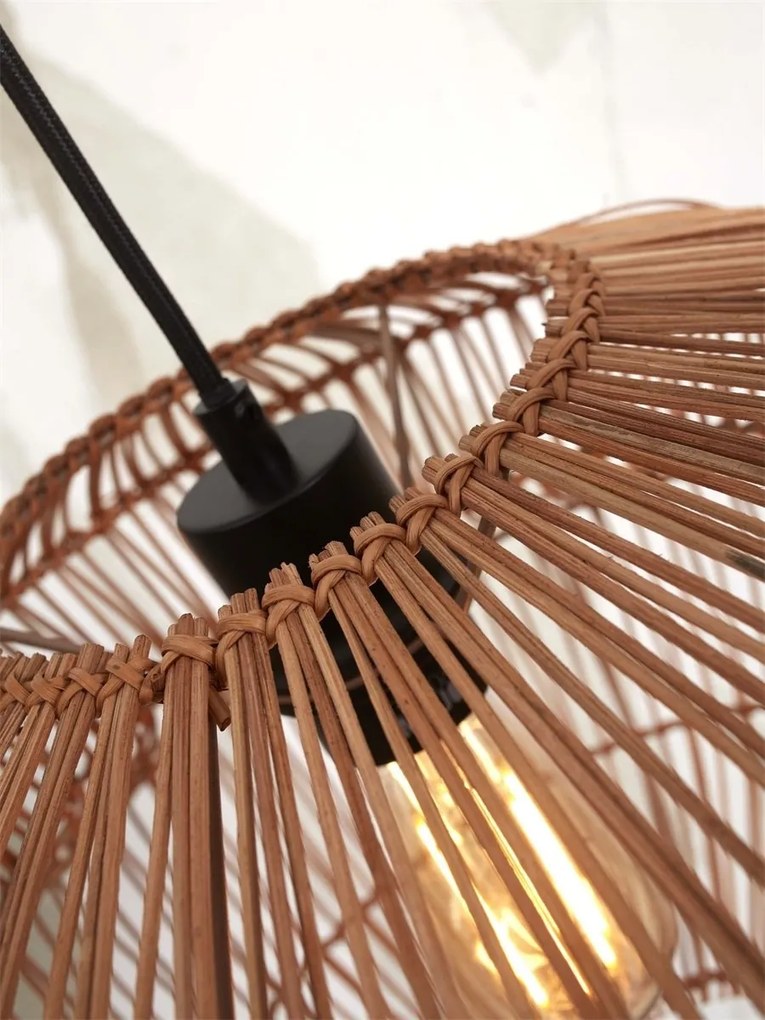 Lustra/Pendul eco din ratan Zanzibar round 40cm, nat