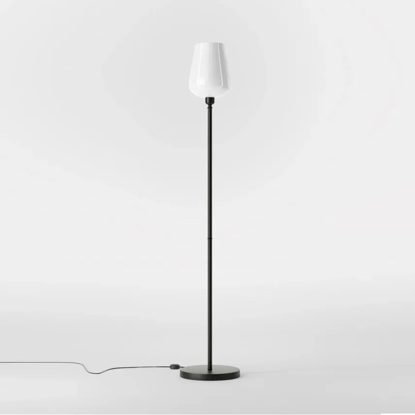 Lampa de podea design italian din alama si sticla Talis