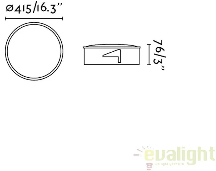 Plafoniera LED design modern LUAN 42931