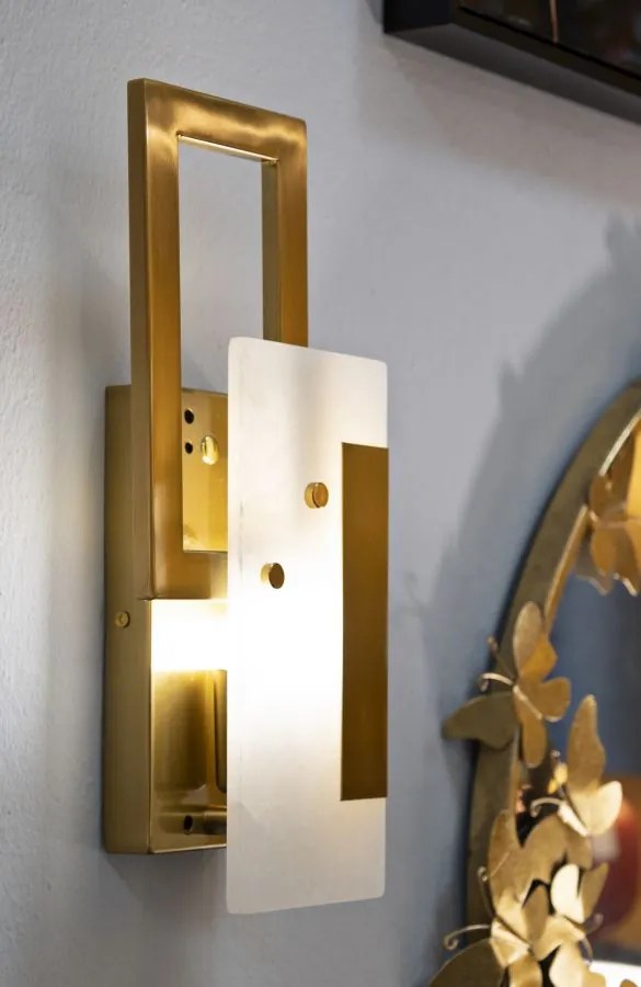 Mauro Ferretti Lampă De Perete Cub cm 15X8X33 | Aosom Romania