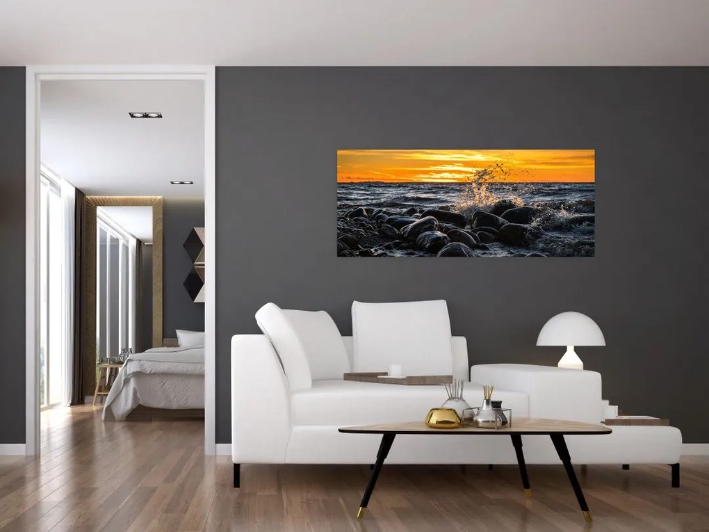 Tablou cu mare (120x50 cm)