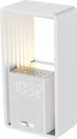 Immax 09113L - Lampă de birou LED cu ceas deșteptător și încărcare CALM LED/3,5W/5V