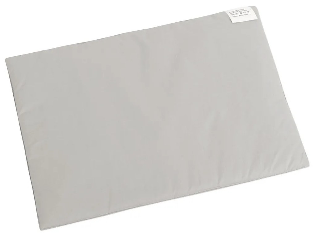 Pernă de pătuț pentru bebeluș Bellatex Stars alb/gri, 43 x 32 cm