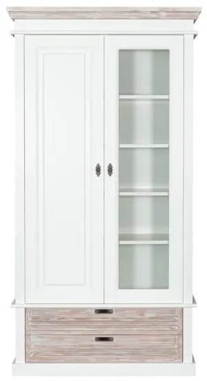 Vitrina 2 Usi si 2 Sertare Cortina, 102.8 Cm