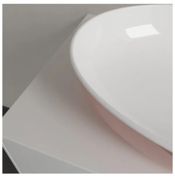 Lavoar pe blat, Villeroy&amp;Boch Artis, material TitanCeram, 61x41cm, Powder, 419861BCT0