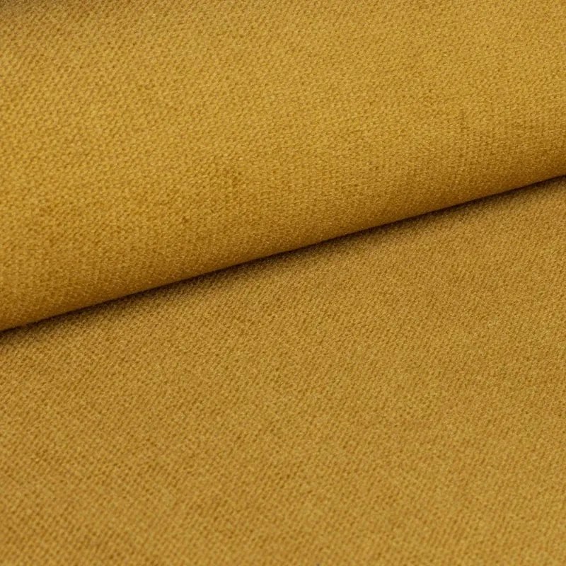 Canapea coltar extensibil ZENOVA 220 x 140 cm, reversibila - galben mustar