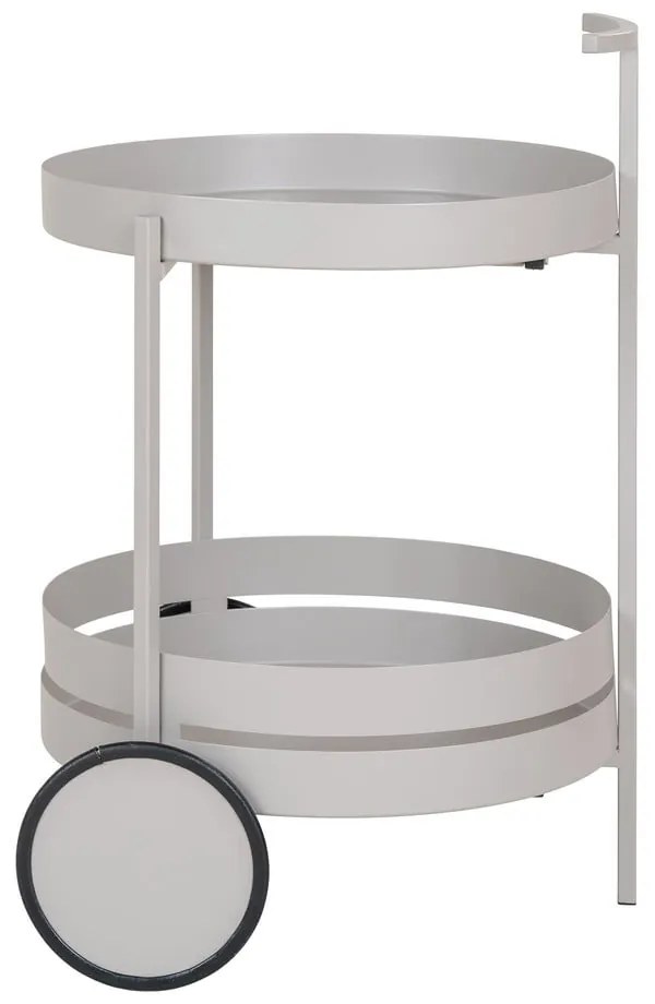 Măsuță de servire cu roți din metal 40x49,5 cm Beja – House Nordic
