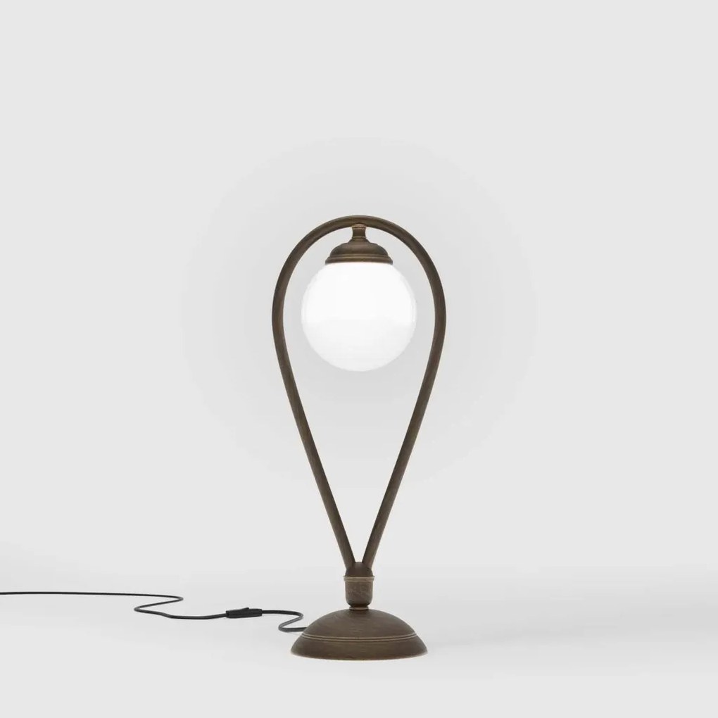 Veioza, Lampa de masa din alama in forma de lacrima Iside