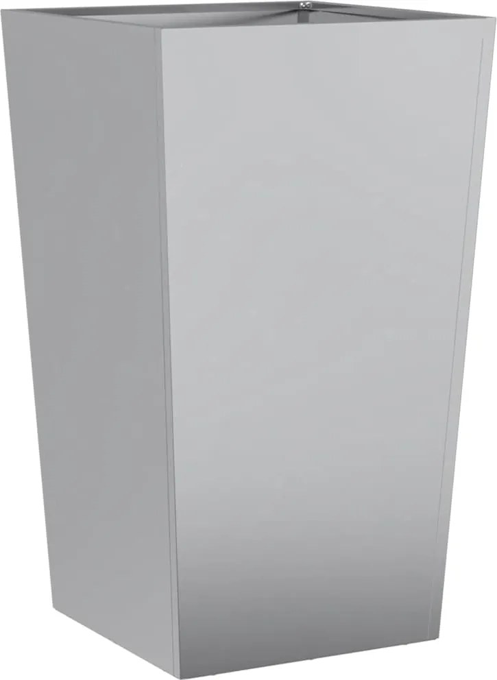 vidaXL Jardinieră de grădină, 45x45x75 cm, oțel galvanizat