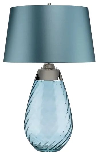 Elstead LENA-TL-L-BLUE - Lampă LED de birou LENA 1xE27/60W+1xGU10/7W albastru