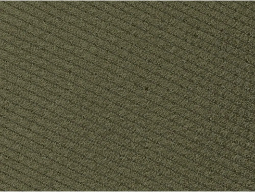 Canapea verde cu tapițerie din catifea reiată 242 cm Giorgia – Bobochic Paris