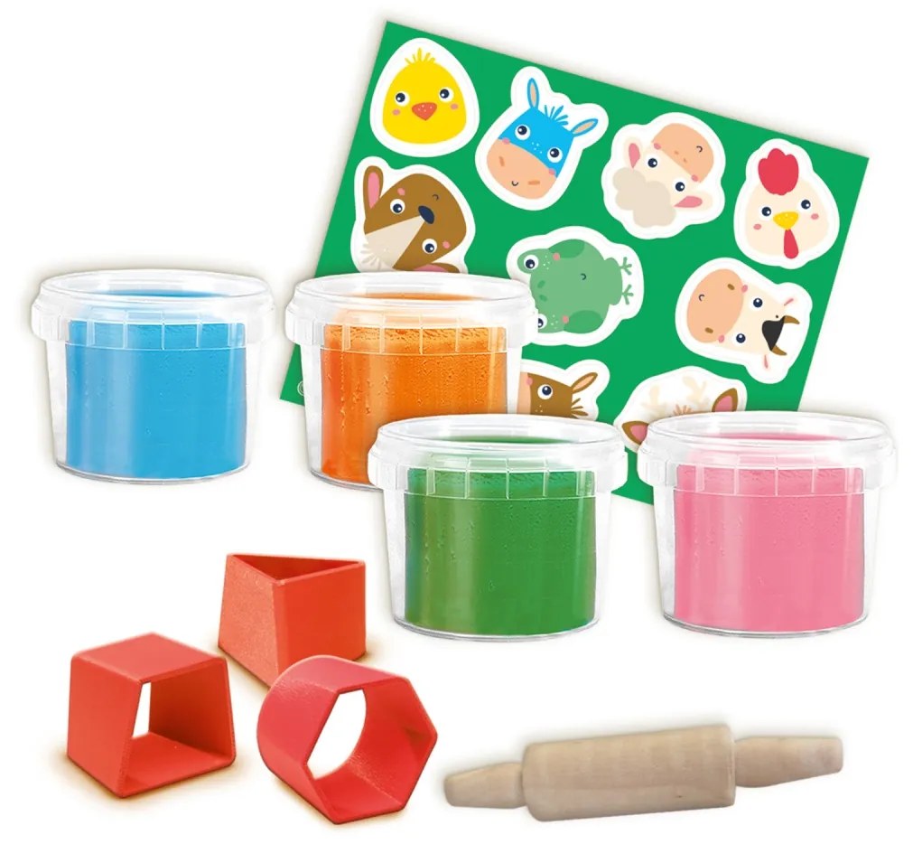 My first - Animale din plastilina de stivuit