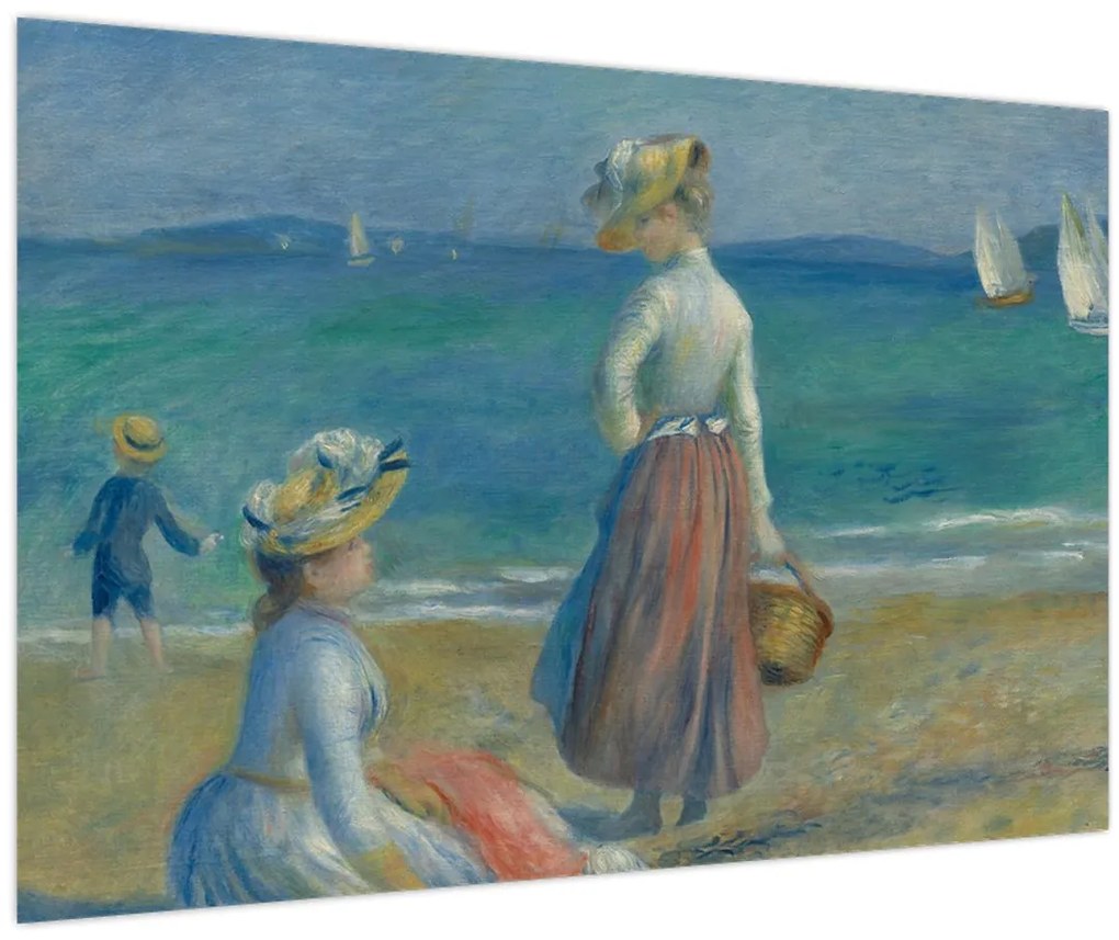 Tablou - Auguste Renoir, Figures on the Beach, reproducere (90x60 cm)