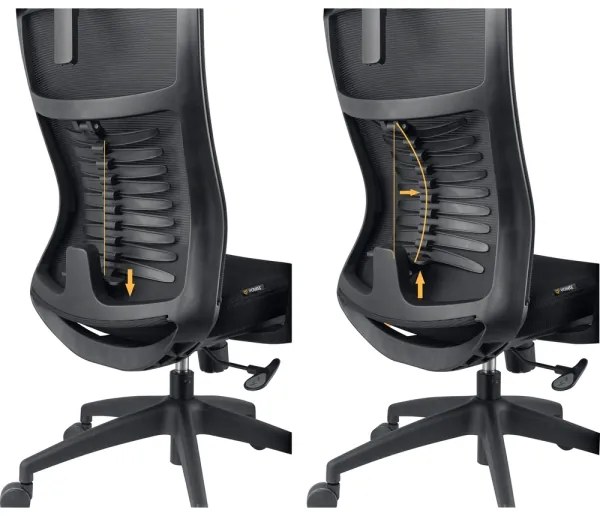 Scaun de birou negru Yenkee