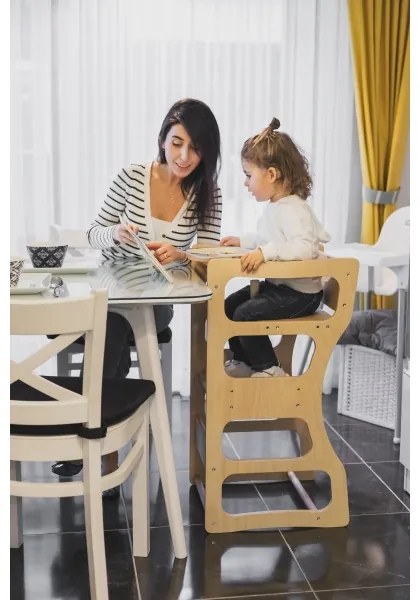 Turn de învățare TWINN, 83 x 45 cm, maro