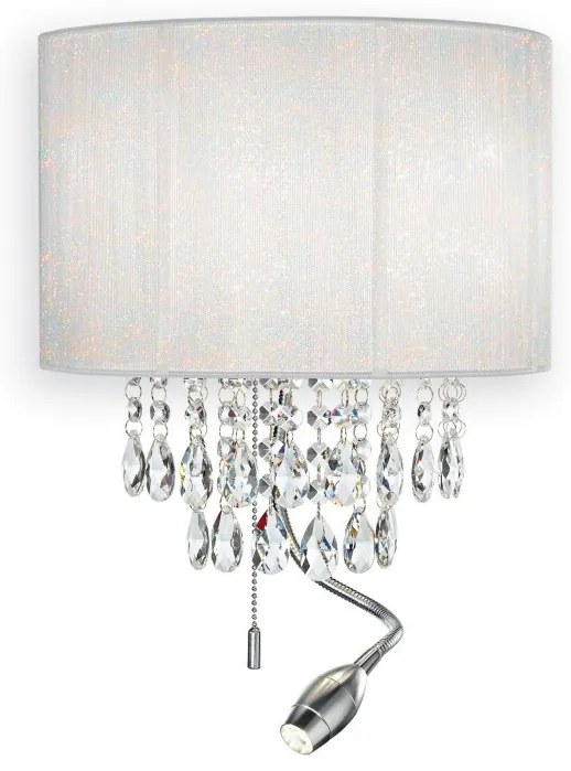 Aplica de perete LED cristal Venezian OPERA AP3 BIANCO 068268