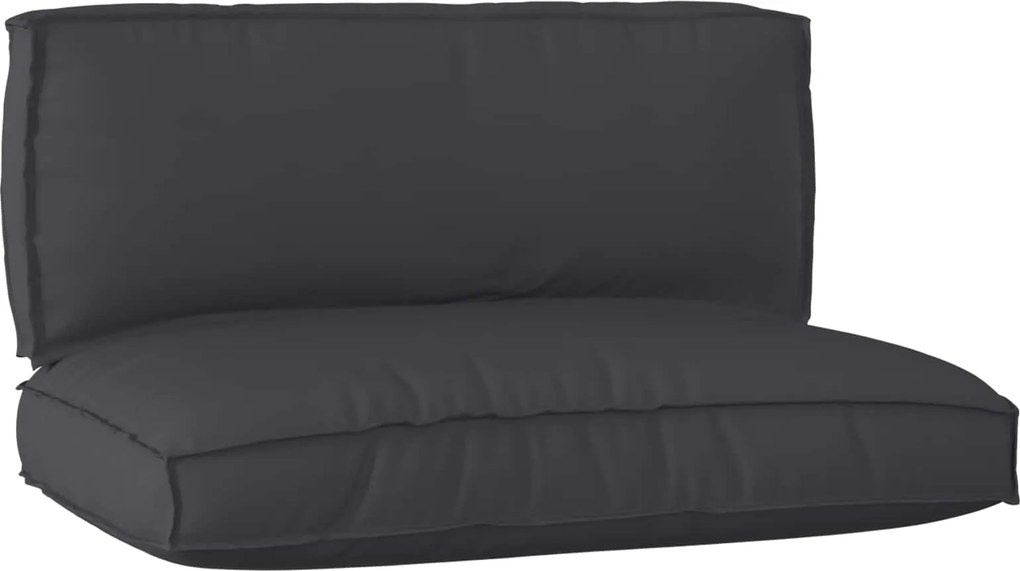vidaXL Set de perne pentru palet 2 pcs Negru Material Oxford