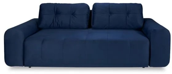 Canapea Extensibila Cu Lada Depozitare Dreamer, Albastru Inchis, 260 x 110 x 100 Cm