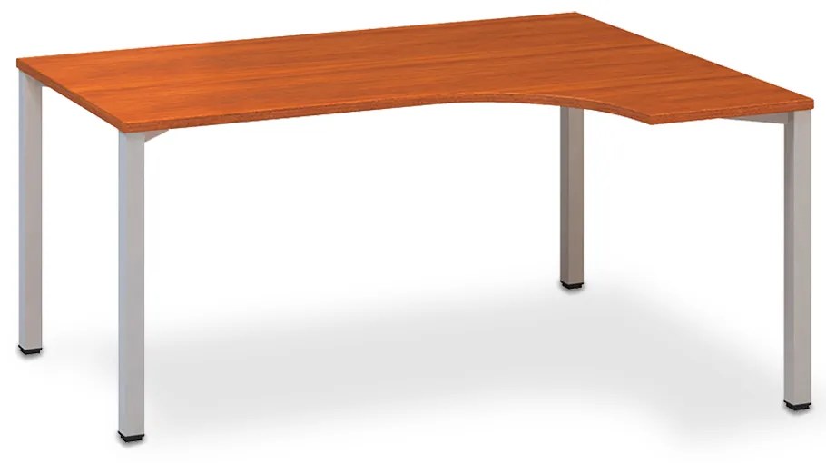Birou ergonomic ProOffice B 180 x 120 cm, dreapta, cireș