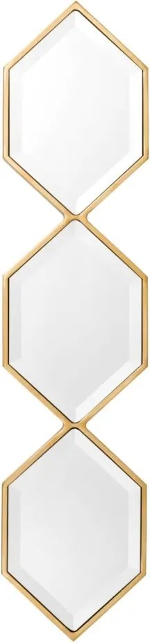 Oglinda decorativa eleganta design modern Saronno auriu 111075 HZ