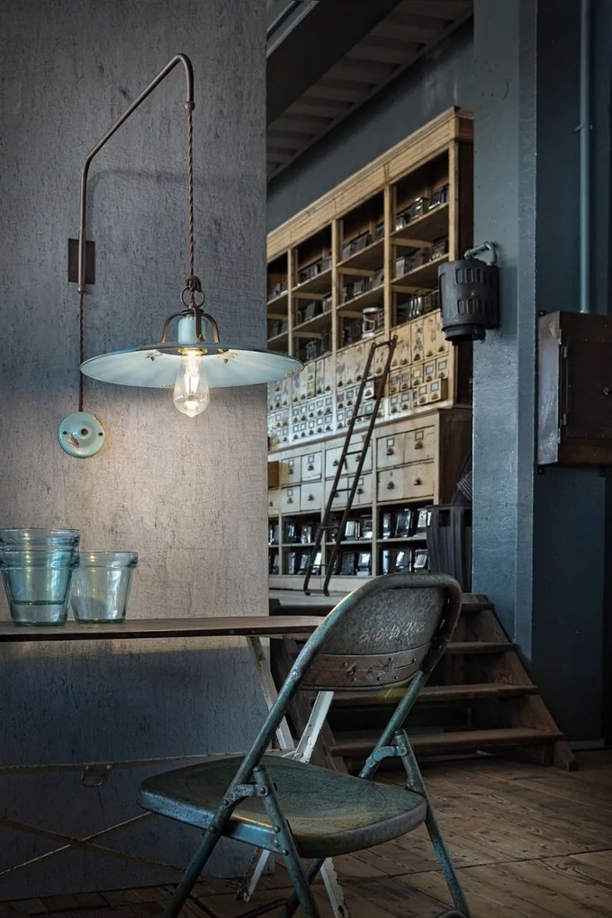 Aplica de perete design retro realizat manual din ceramica COUNTRY