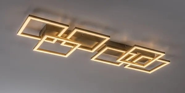 Rabalux 71500 - Plafonieră LED reglabilă FATMA 40W/230V 3000-6500K 33x100 cm bej+telecomandă