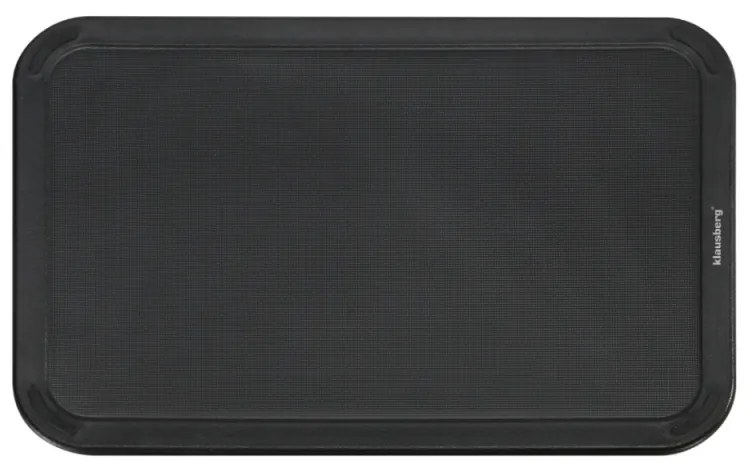 Set cuțite Klausberg KB 7977, 8 piese, Oțel inoxidabil, Suport, Suport hârtie de bucătărie, Negru