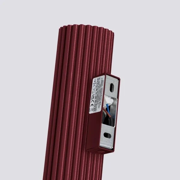 Brilagi - Aplică de perete LED CRESTO 2xGU10/10W/230V 30 cm bordo