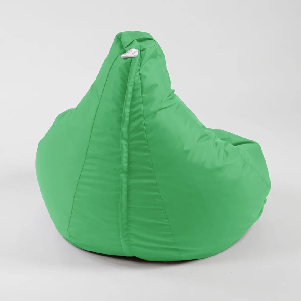 Fotoliu puf copii, Nirvana Light Pufrelax, Material Impermeabil, Green Apple
