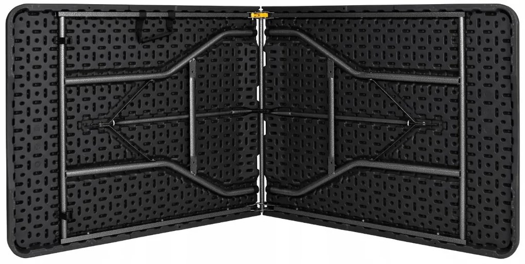 Masă pliabilă de catering 180cm negru