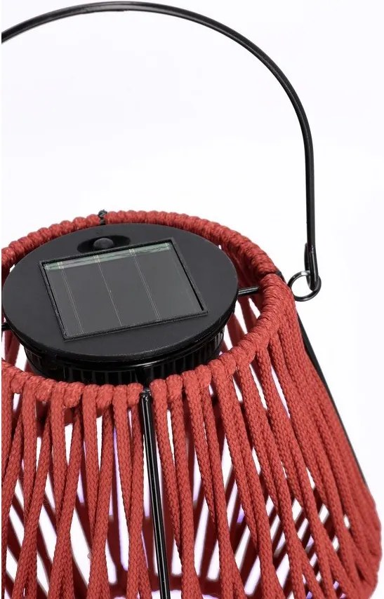 Felinar cu LED roșu solar (înălțime 17 cm) Juny – Yes Everyday