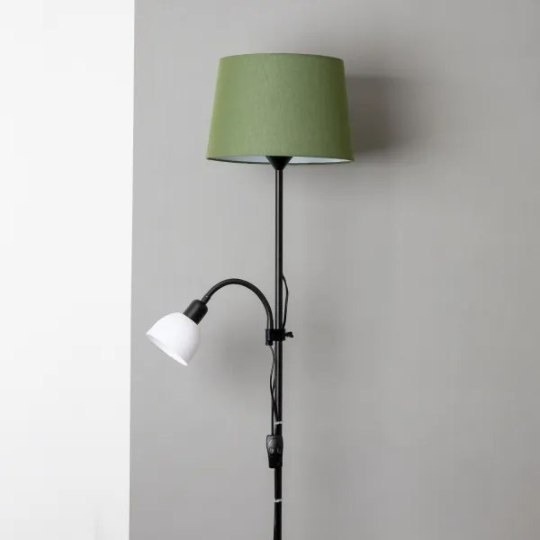 Brilagi - Lampadar CERIA 1xE27/100W/230V + 1xE14/25W negru/verde