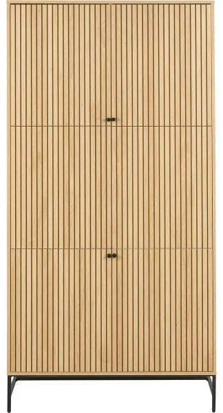 Dulap pentru haine OLIVIA 99x200 cm, stejar