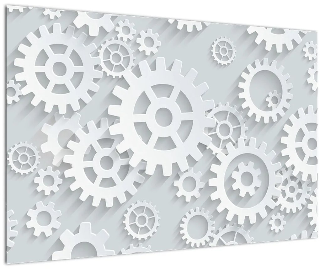 Tablou - Roți dințate (90x60 cm)