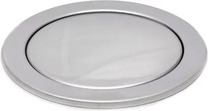 Priză încorporabilă în blat Elevator GTV, 3 prize Schuko, gri, D:60 mm Gri, Metal/ Plastic, D:60 mm
