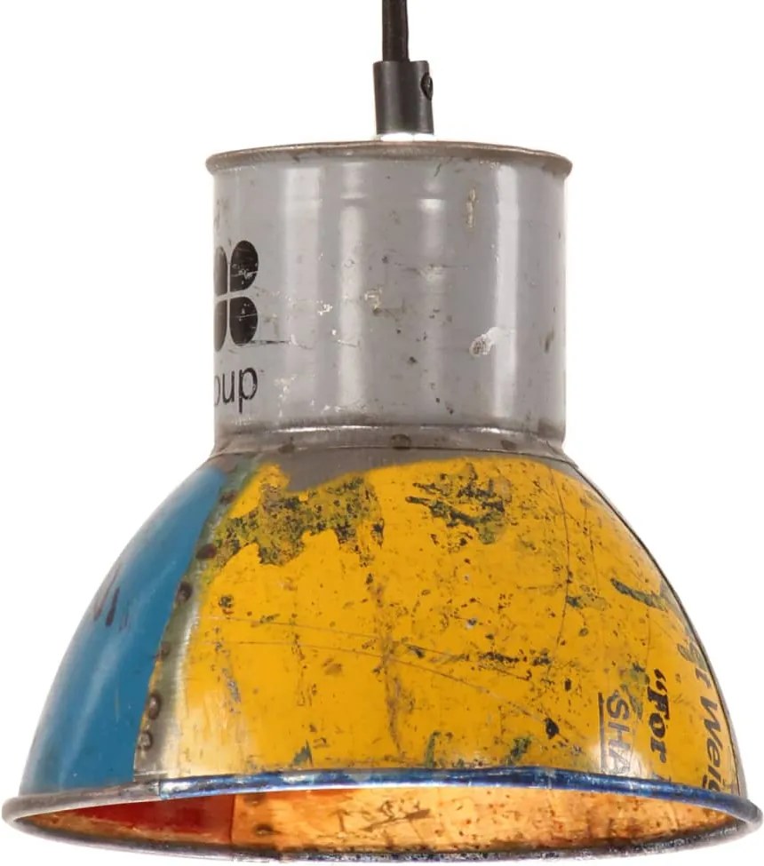 vidaXL Lustră suspendată industrială 25 W multicolor 17 cm E27 rotund