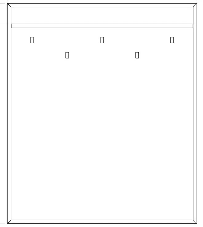 Cuier de perete cu raft din lemn de stejar Abies – The Beds